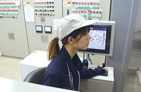 焼却の様子