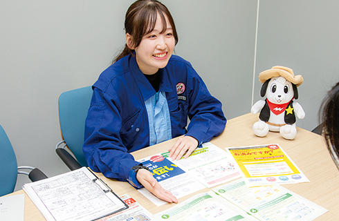 設備改修の様子