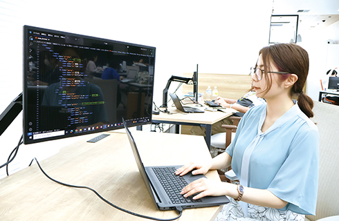 プログラミングの様子