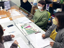 ちとせこども学院（保育士養成スクール）の様子